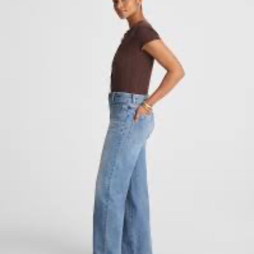 Madewell Curvy Super Wide Leg Jeans 29P
